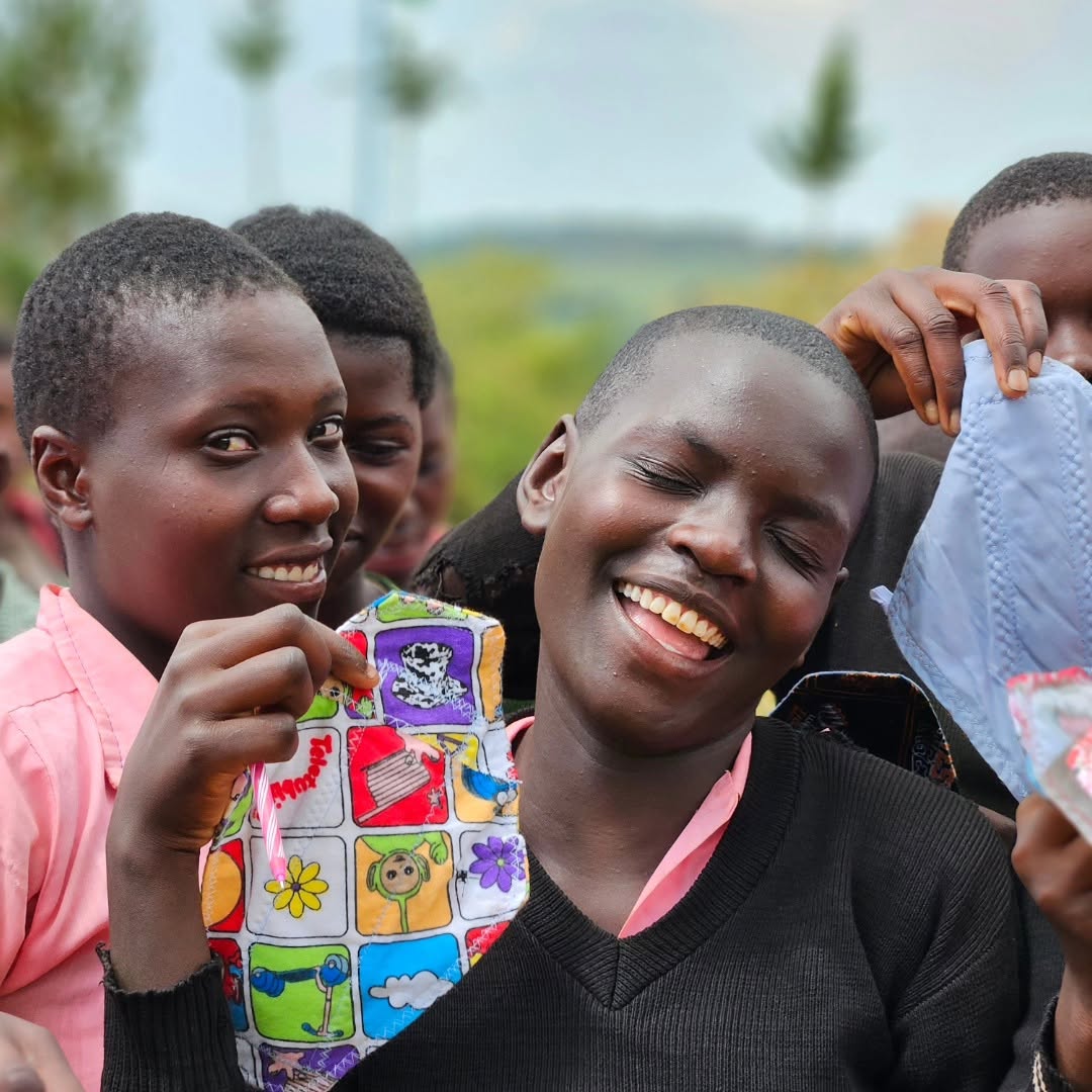 A secondary school student in West Pokot, Kenya